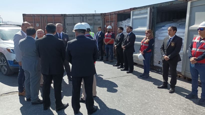 Realizan histórica incautación de precursores para la elaboración de drogas en el norte del país: 690 toneladas
