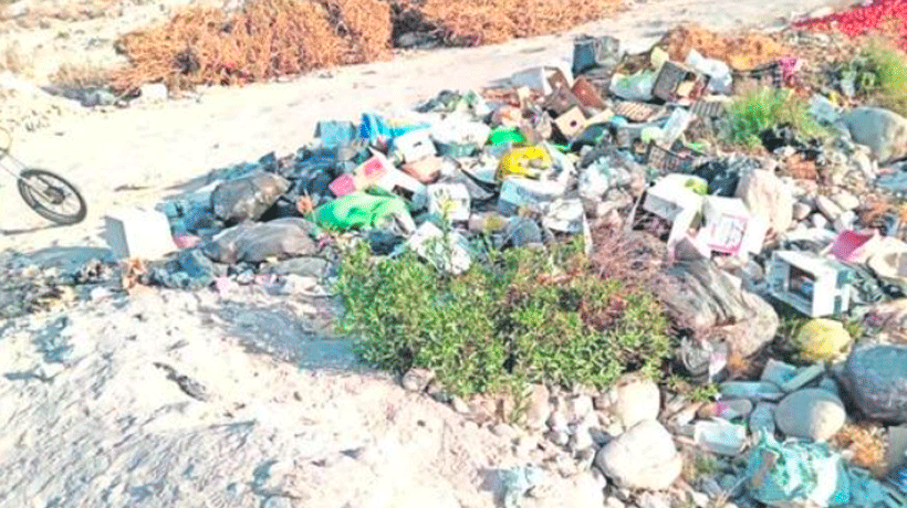 Arica: Alertan por al menos 10 toneladas de basura en el lecho del río San José