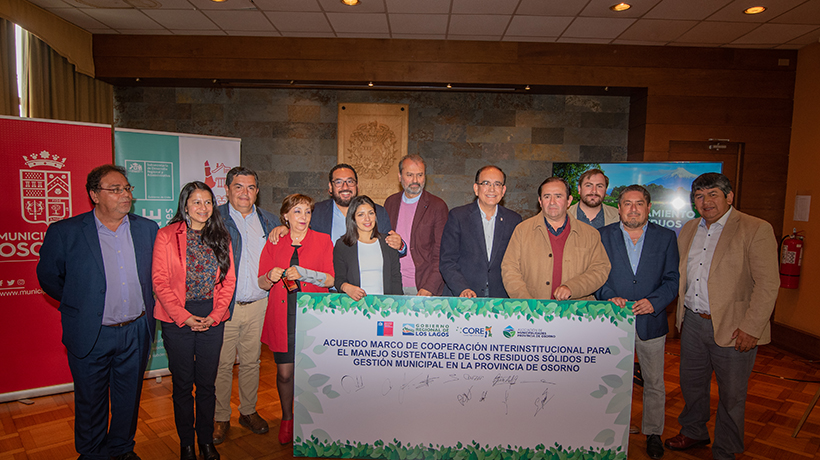 Firman acuerdo para construir futuro “Centro de Tratamiento Integral de Residuos Sólidos Domiciliarios” en la provincia de Osorno