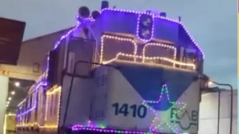 Tren navideño iluminará las calles de Antofagasta y Calama Tren navideño iluminará las calles de Antofagasta y Calama