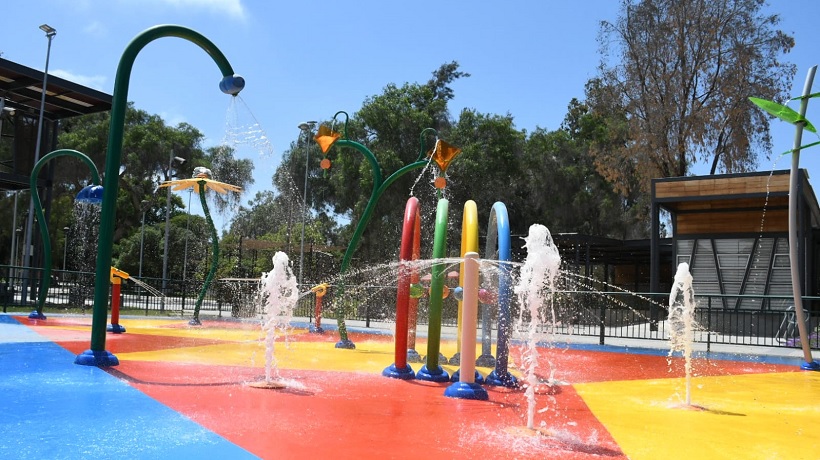 Reabren el renovado parque El Pretil en Copiapó