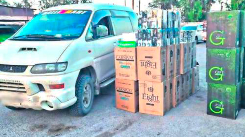 Carabineros decomisó más de 50 mil cajetillas de cigarrillos de contrabando en Tarapacá