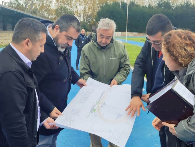 En Osorno las obras de la pista atlética de la villa Olímpica serán retomadas