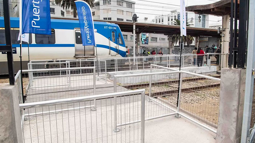 Valparaíso: inauguran acceso peatonal al Terminal de Pasajeros del Puerto desde estación Francia Valparaíso: inauguran acceso peatonal al Terminal de Pasajeros del Puerto desde estación Francia