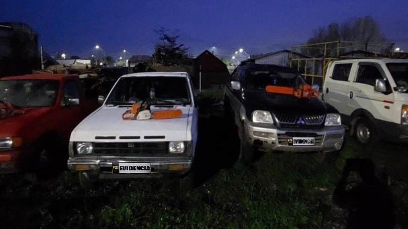 Detienen a 7 personas por sustracción de madera en Futrono