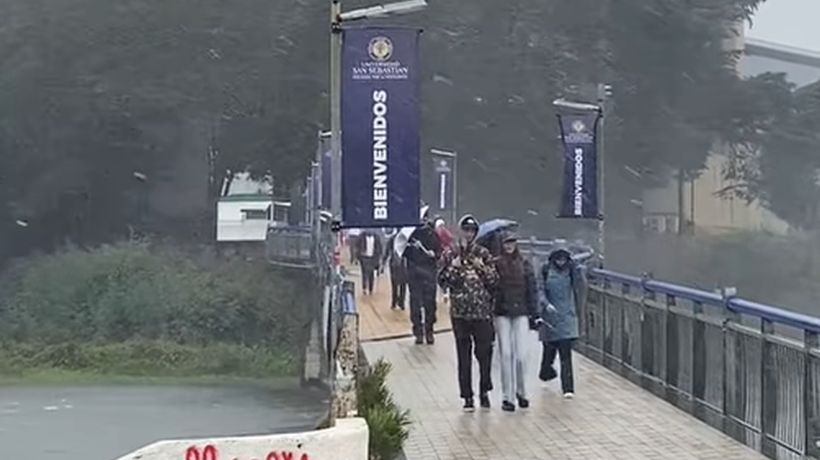 Video que muestra los efectos del temporal en Concepción se vuelve viral