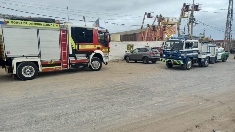 Hombre de 40 años murió tras quedar atrapado al interior de maquinaria en Antofagasta