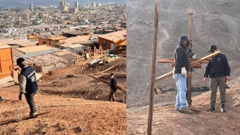 Frustran toma de terreno en población René Schneider de Antofagasta Frustran toma de terreno en población René Schneider de Antofagasta