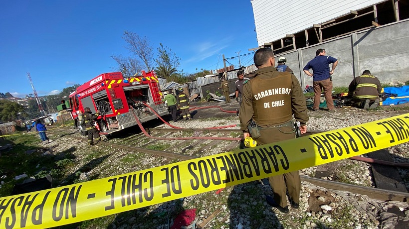 Una Mujer Murió Durante Un Incendio En Lota Bajo