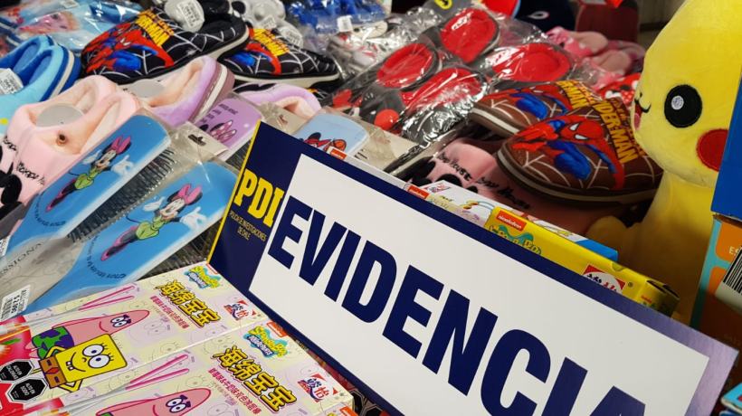 Incautaron más de 6.800 productos falsificados eran vendidos en el