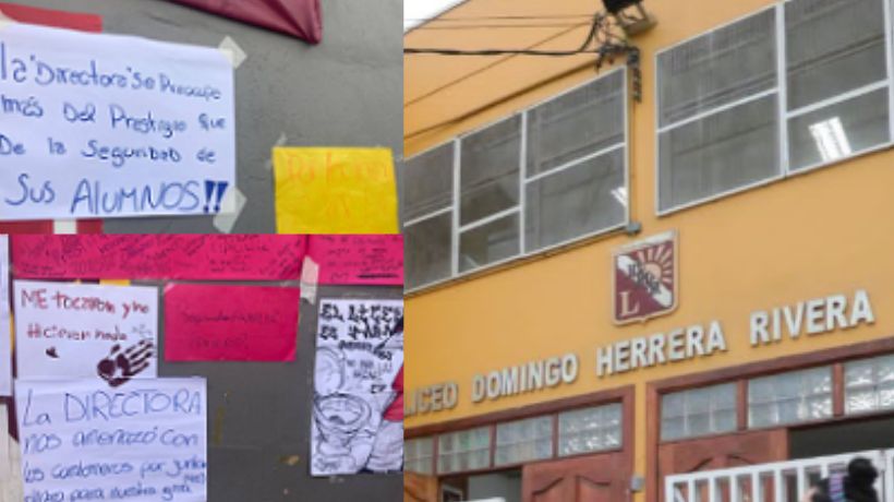 Estudiantes mantienen toma del de Liceo Domingo Herrera en Antofagasta Estudiantes mantienen toma del de Liceo Domingo Herrera en Antofagasta