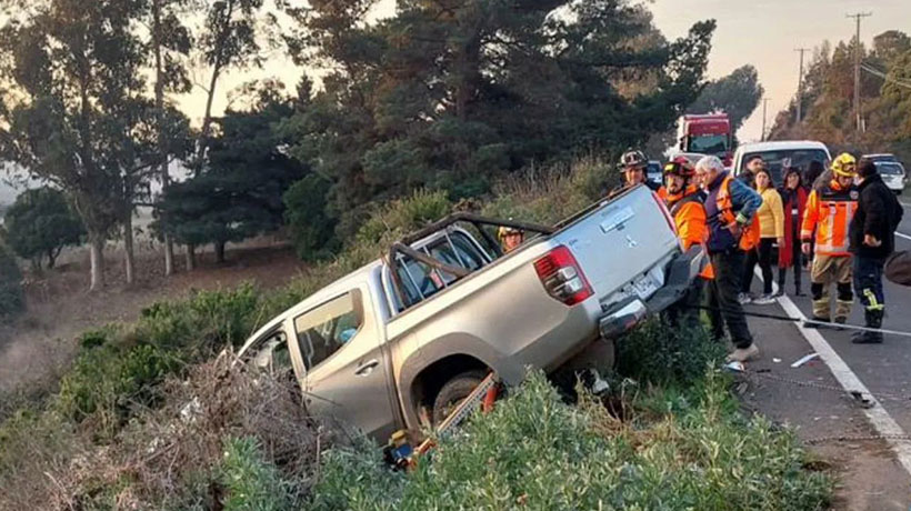 Accidente en ruta que une Quintero con Concón dejó a un fallecido y varios lesionados Accidente en ruta que une Quintero con Concón dejó a un fallecido y varios lesionados