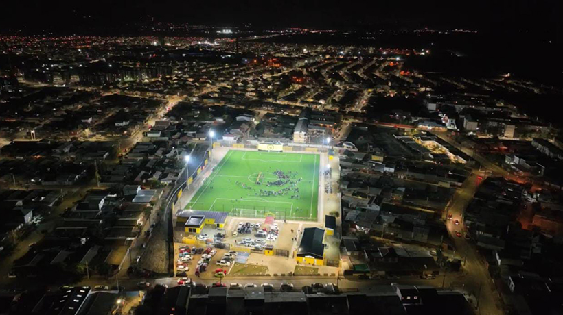 Autoridades y vecinos inauguraron el nuevo Estadio El Bajío en Quillota