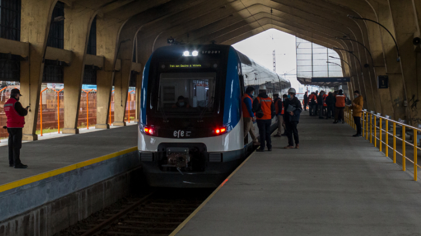 Comenzó oficialmente el recorrido del tren Temuco- Pitrufquén Comenzó oficialmente el recorrido del tren Temuco- Pitrufquén