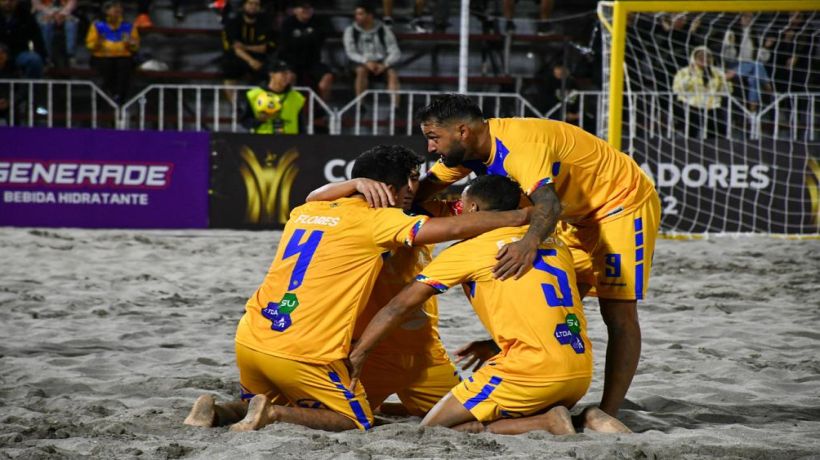 Fútbol playa: Argentina debutó con un triunfo ante Uruguay en la