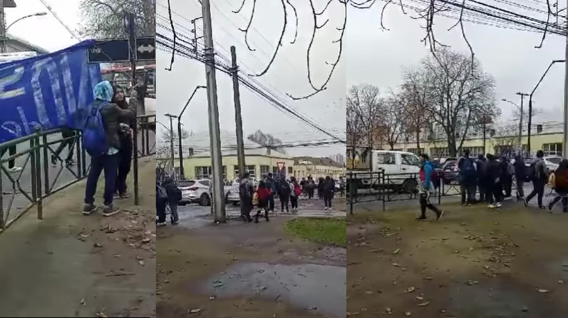 Estudiantes del Liceo Bicentenario Tecnológico de La Araucanía denunciaron graves problemas estructurales