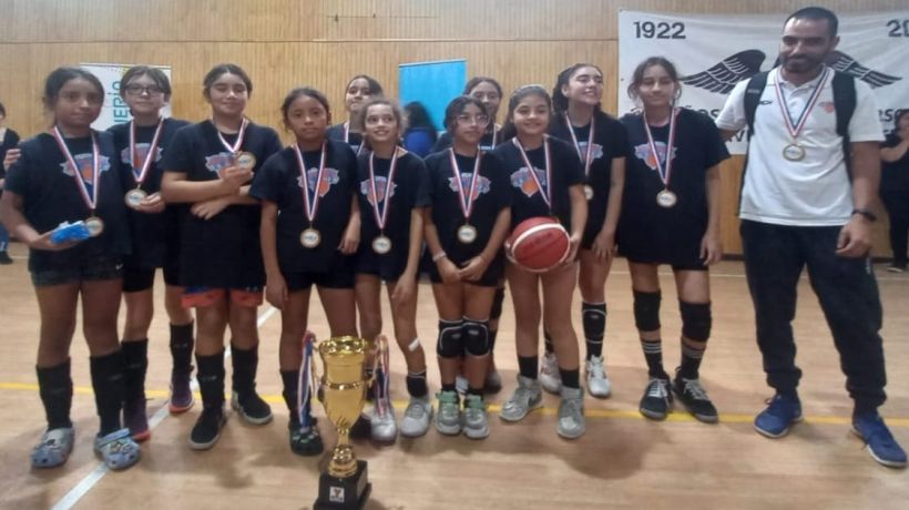 Sub 11 femenina de básquetbol Club Unión Sport se coronó campeona del torneo “Copa Dragonas Unap"