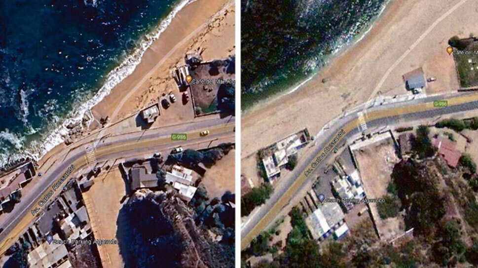Playa de Reñaca podría desaparecer en 15 años si no se revierte su rápido ritmo de retroceso
