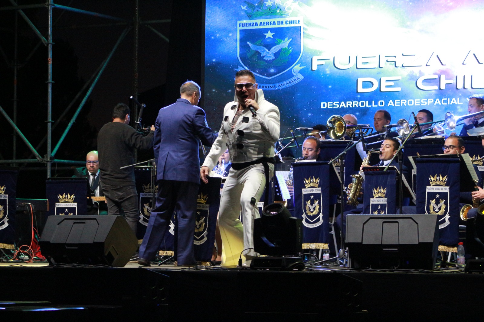 Big Band de la Fuerza Aérea de Chile se presenta en Calama