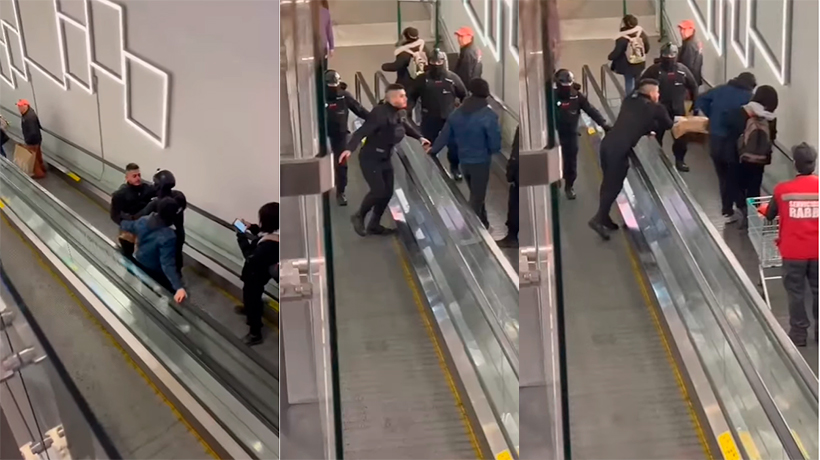 [VIDEO] Denuncian violento actuar de guardia de tienda H&M en Viña del Mar: fue desvinculado
