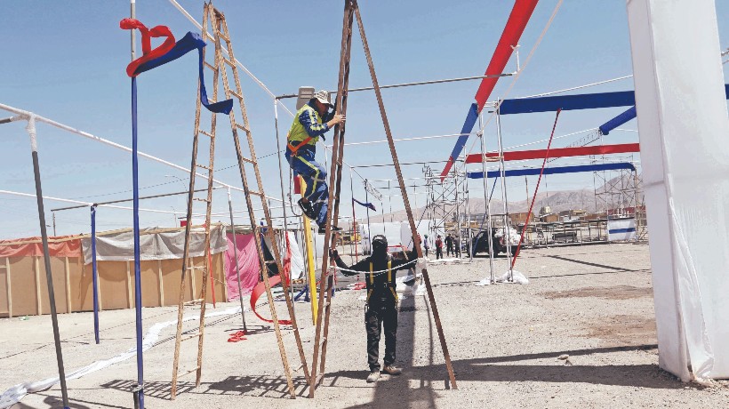 Ramaderos iniciaron trabajos con miras a las fondas populares 2023 en Calama