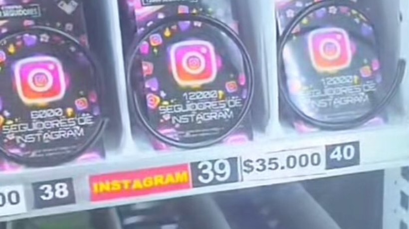 Curiosa máquina expendedora vende seguidores para Instagram en Antofagasta Curiosa máquina expendedora vende seguidores para Instagram en Antofagasta