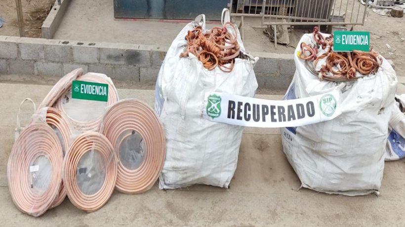 [VIDEO] Detectan en Alto Hospicio centro de acopio de cables robados: incautaron dos toneladas de cobre