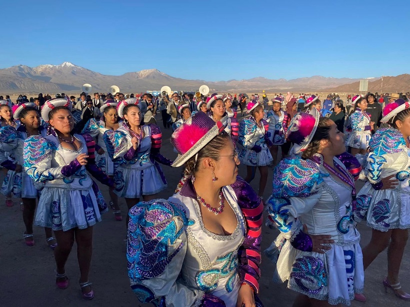 Alrededor de 80 mil fieles participan en misa y procesión en el santuario de la Virgen Guadalupe de Ayquina