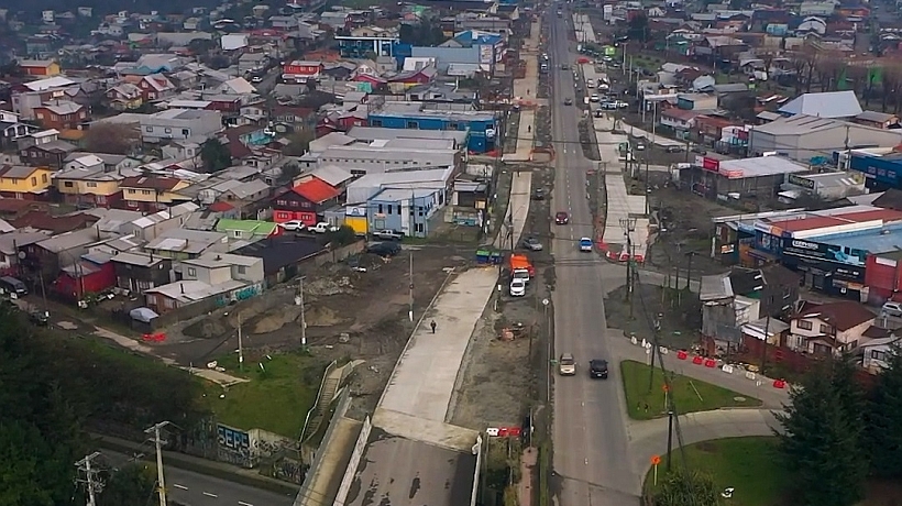 Abrieron tránsito en segundo puente de avenida Ibáñez de Puerto Montt