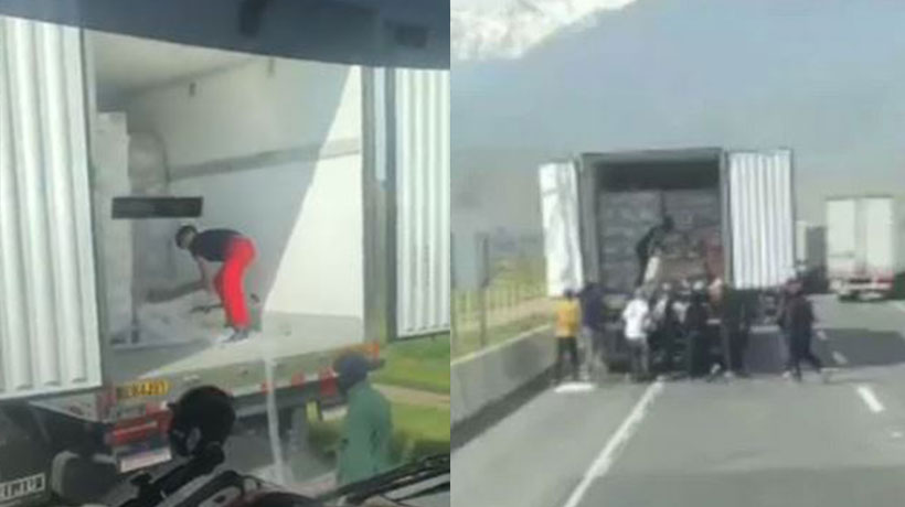 Confederación de Dueños de Camiones exige medidas de seguridad tras robo en ruta al paso Los Libertadores