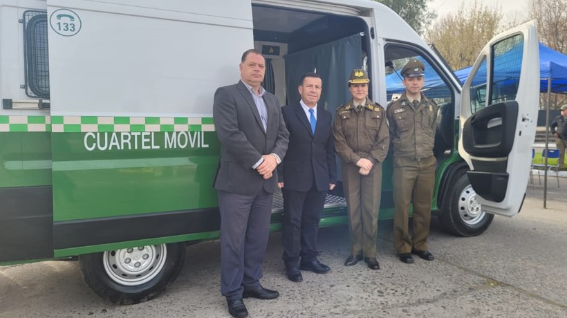Autoridades realizan entrega de cuarteles móviles a la Subcomisaría Quillón y Tenencia El Carmen