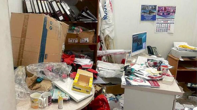 Multigremial denuncia ataque vandálico a su oficina en el hospital