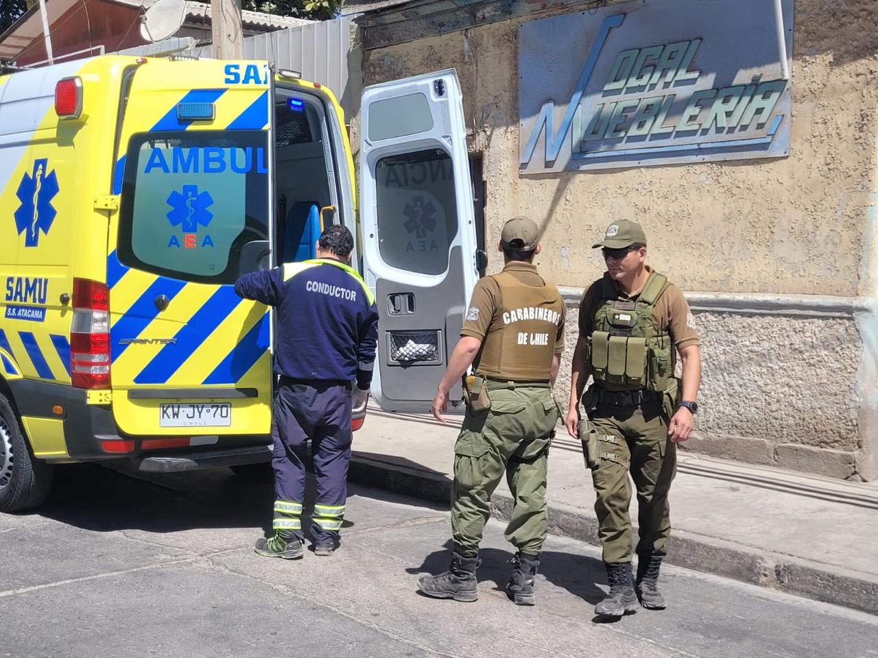 Rescatan a adulta mayor que se encontraba abandonada en vivienda de Copiapó