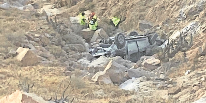 Emergencia a 3 mil metros de altura: duro rescate de víctima fatal por accidente en Codpa