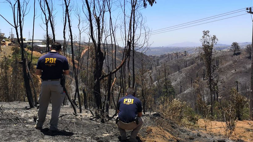 Prisión preventiva para acusado de provocar mega incendio en Viña del Mar que dejó dos fallecidos