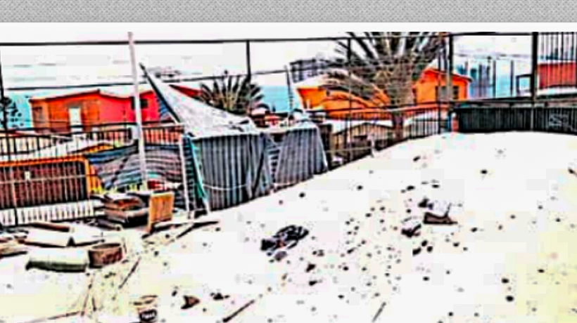 Vecinos del sector Huantajaya denuncian abandono de obras de su sede social en Iquique