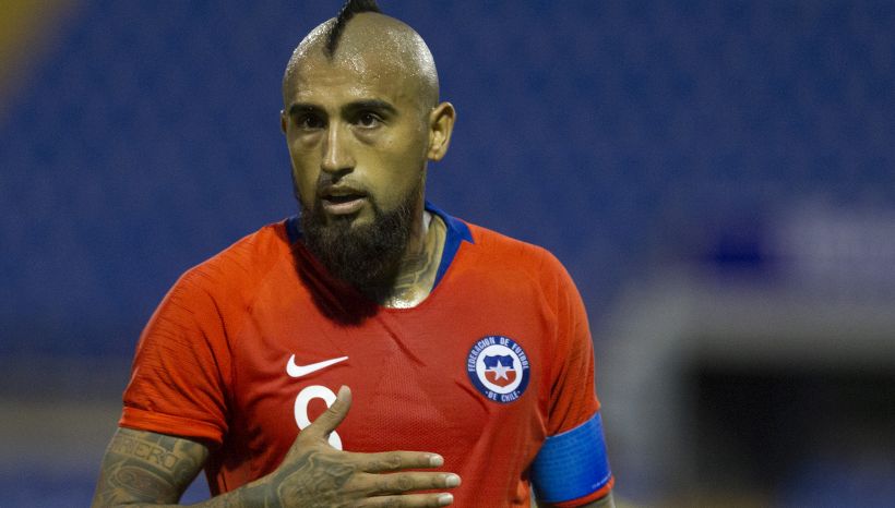 Arturo Vidal sorprendió armando una oncena de proyección de la selección chilena