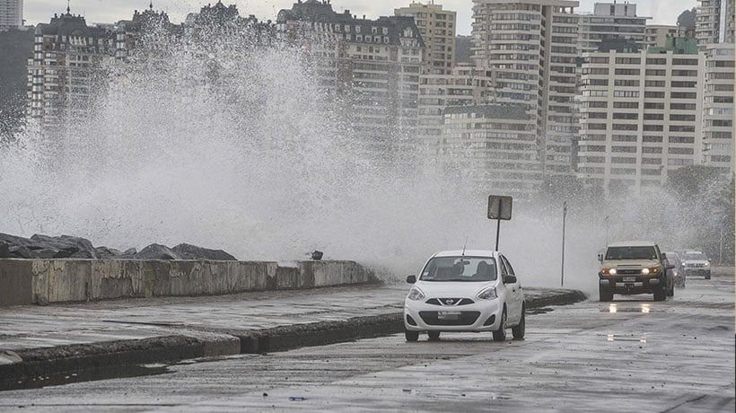 Desde este jueves: Armada emite aviso de marejadas para la zona costera de Chile