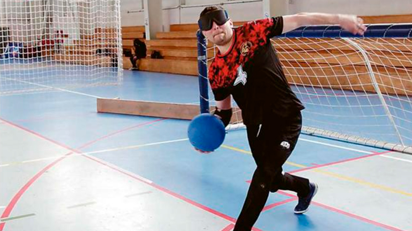 Estudiante porteño será parte de la selección nacional de gólbol en los Parapanamericanos