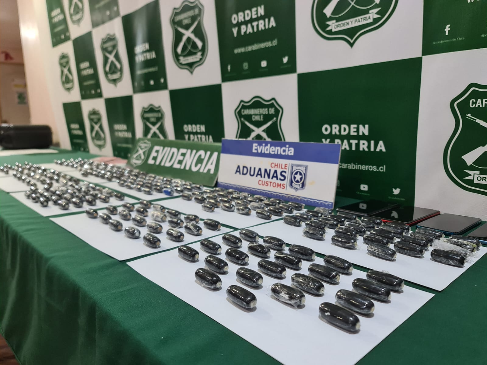 Cayó banda de mujeres que transportaba drogas en su estómago: tres detenidas en el complejo Chacalluta de Arica