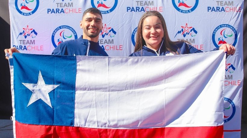 Vicente Almonacid y Tamara Leonelli serán abanderados del Team ParaChile en los Parapanamericanos