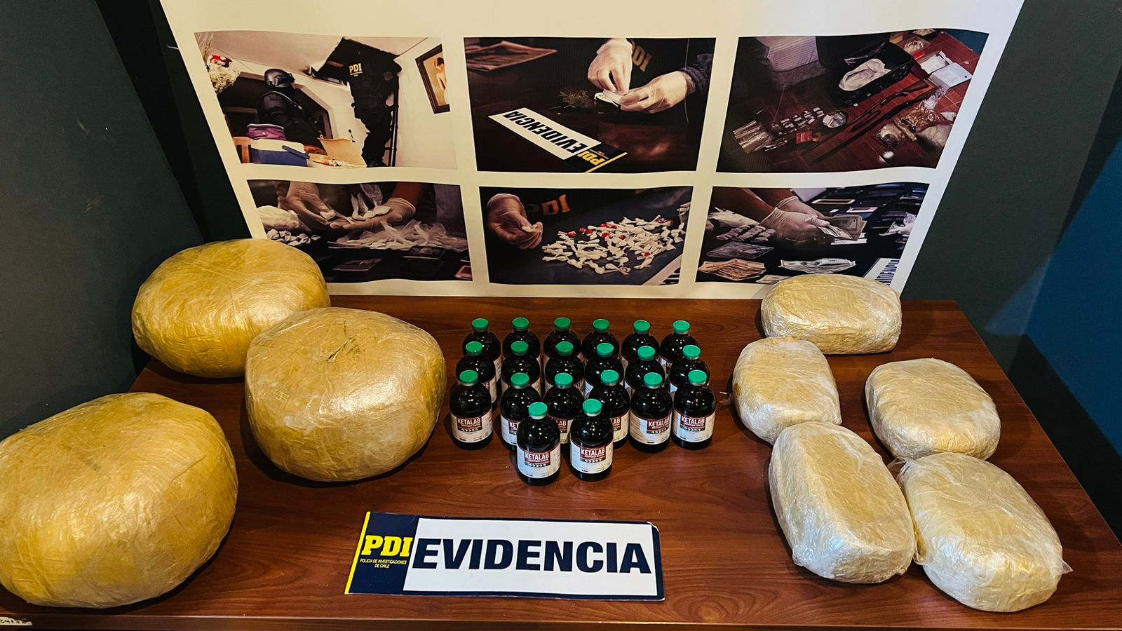 Tres individuos son detenidos por organizar el ingreso de drogas a Calama y Antofagasta