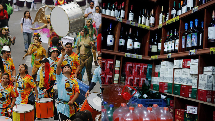 Revisa el horario de atención de las botillerías de Valparaíso durante el carnaval Mil Tambores