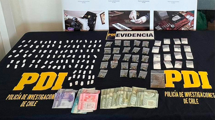 Detienen a mujer por mantener punto de venta de drogas en caleta de Horcón