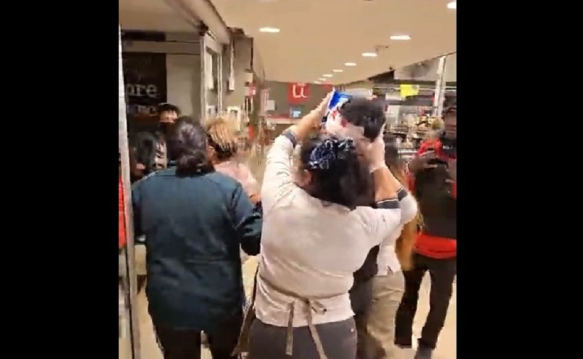 Intensas pesquisas para ubicar a 'mecheros' que golpearon a guardia en supermercado de Antofagasta