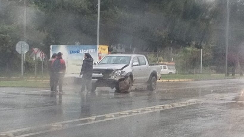 Fuerte accidente vehicular se registra en Valdivia