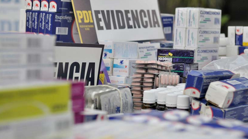Cerca de 325 cajas de remedios fueron decomisadas en Angol