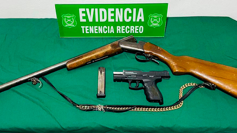 Un detenido, dos armas y un vehículo recuperado dejaron distintos procedimientos policiales en Viña del Mar