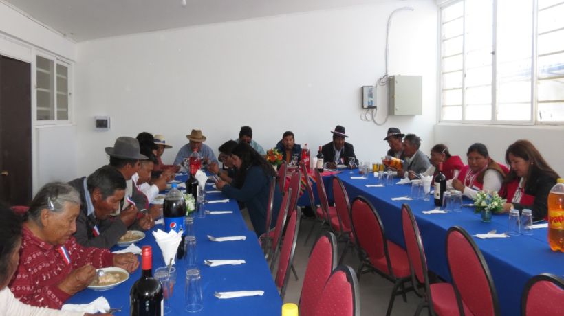 Localidad de Cotasaya cuenta con comedor gratuito para adultos mayores