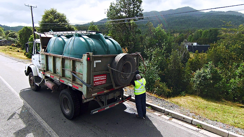 Aprobaron arriendo de camiones aljibe para distribuir agua en 28 sectores de Puerto Montt